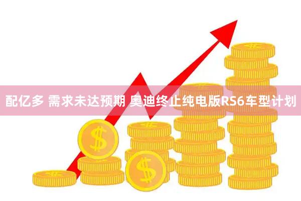 配亿多 需求未达预期 奥迪终止纯电版RS6车型计划
