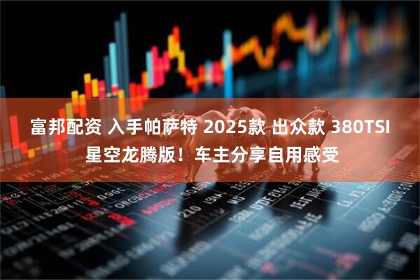 富邦配资 入手帕萨特 2025款 出众款 380TSI 星空龙腾版！车主分享自用感受