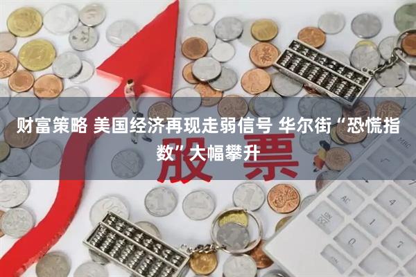 财富策略 美国经济再现走弱信号 华尔街“恐慌指数”大幅攀升